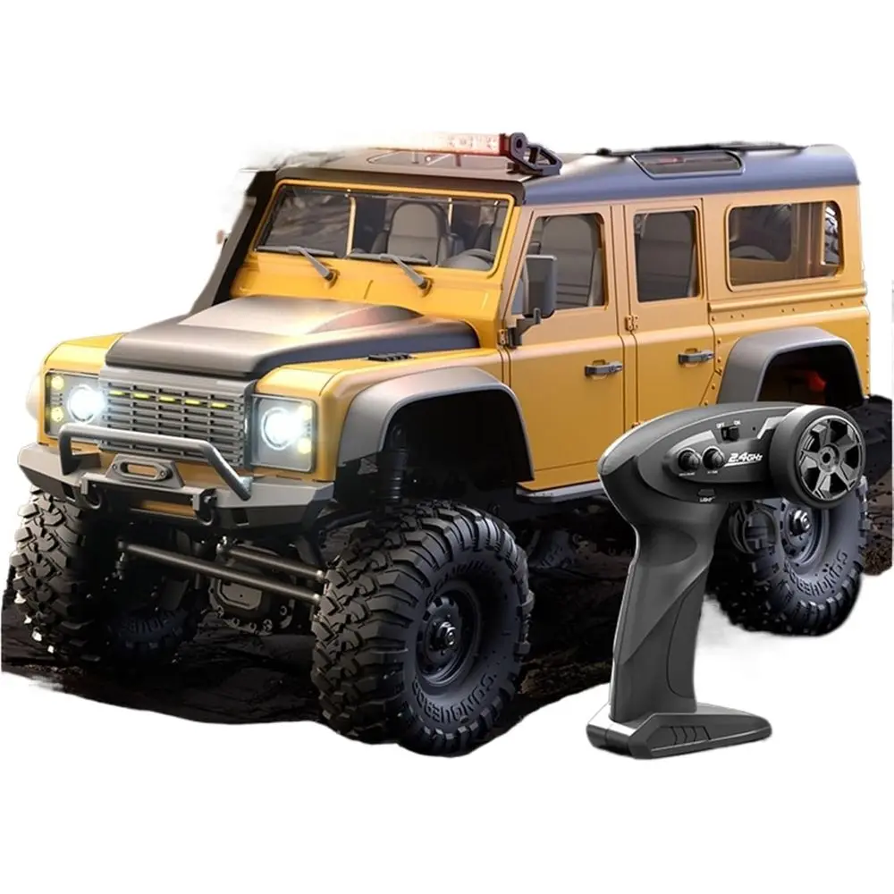 زاحف RC معدني بمقياس 1/16 للبالغين مع محرك 280، مؤازرة 9 كجم، 2.4 جيجا هرتز، مصابيح LED، قدرة جميع التضاريس، وقت تشغيل 30 دقيقة (Br)