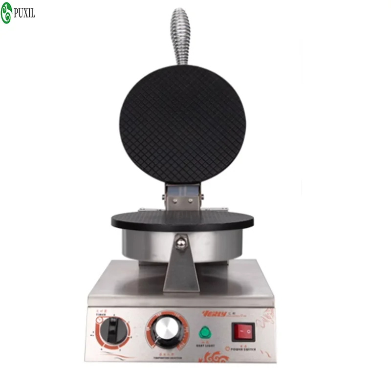 

Commercial ice cream Chicken rolls waffle crispy Century egg cone machine ice cream Chicken rolls machine 1200W