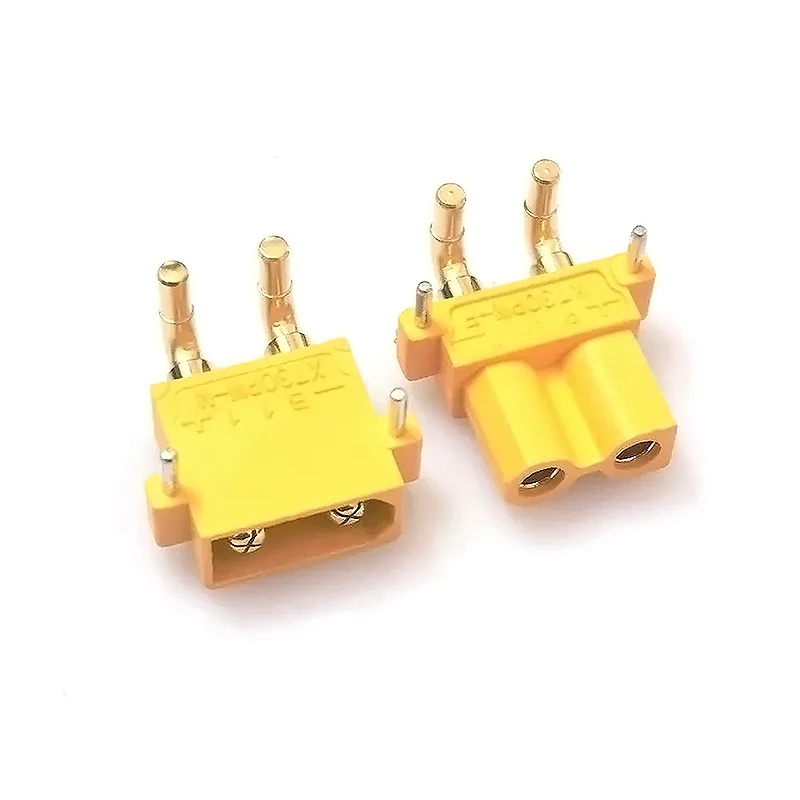 

2Pcs XT30PW-M/F male/female board mounted horizontal aircraft model lithium battery controller connector