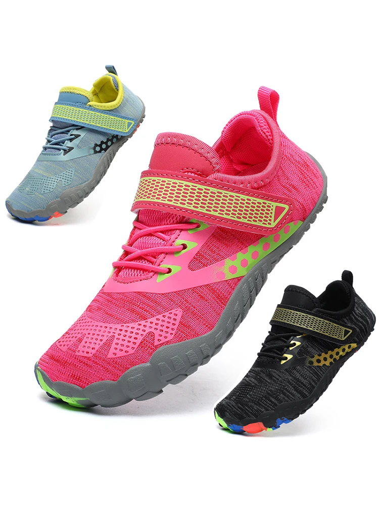 Chaussures d'eau pour enfants, chaussures d'eau pieds nus de plage à séchage rapide, baskets pour garçons et filles, natation, bateau, pataugeoire en plein air, chaussures de sport