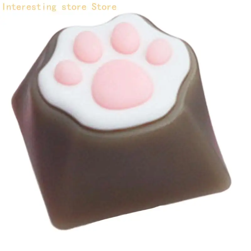 Personality Customizeds ABS Silikon CatPaw Pad Tastaturen Tastenkappe für Schalter 55KC – Detail 9
