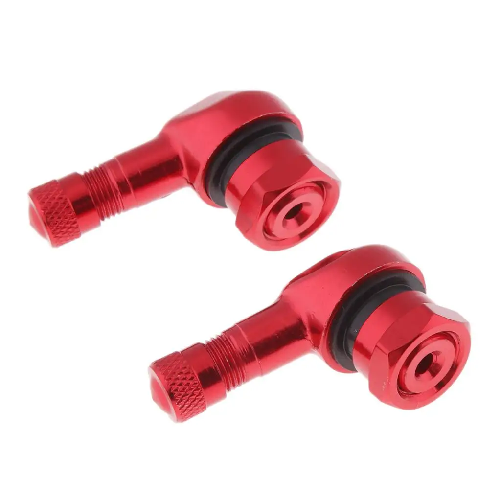 الألومنيوم دراجة نارية 90 درجة 11.3 مللي متر عجلة الإطارات الجذعية صمام لايحتاج #6