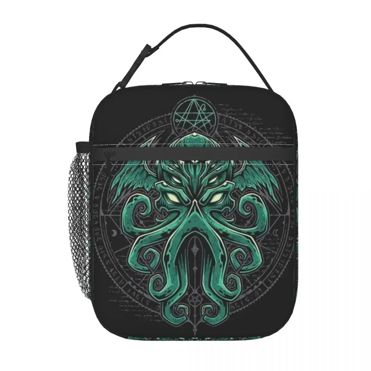 

Lunch Bag Cthulhu Art Convenient Lunch Box For Girls School Cooler Bag Funny Oxford Thermal Lunch Bags