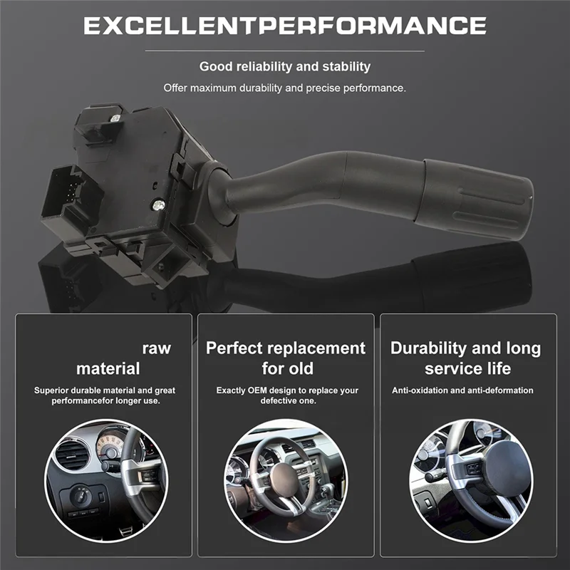 

AR3Z13K359AA переключатель указателя поворота, рулевая колонка, переключатель стеклоочистителя CBS1901 для Ford Mustang