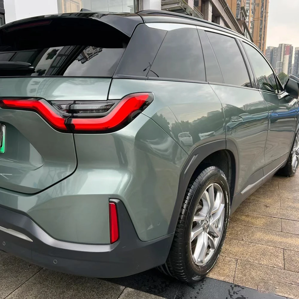 

Глянцевая металлическая виниловая защитная пленка для поверхности Aurora Green, защитная пленка для автомобиля