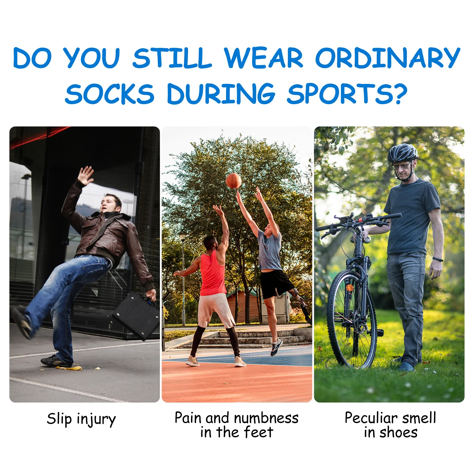 1Pair Athletic Socks Breathable Lightweight Nylon Socks for Running Cycling Fitness Training Office Travel Sports Unisex Design