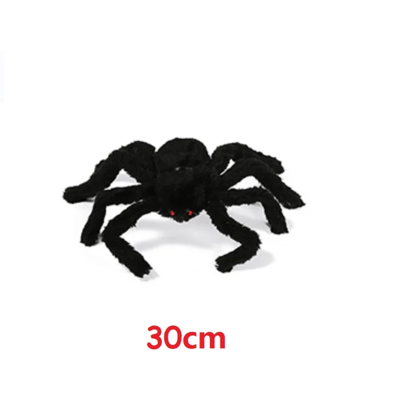 150/200cm Halloween Plüsch Simulation Spinne bunte schwarze Geist Haus Bar beängstigend große Spinne Outdoor Dekor Requisiten Spinnennetz