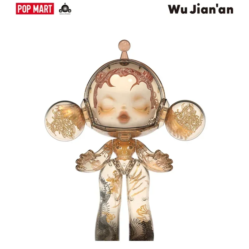 

POP MART MEGA SKULLPANDA 400% Wu Jian An Nine Heavens Series, коллекционная фигурка-сюрприз, милый мистери-бокс, подарок для девочек