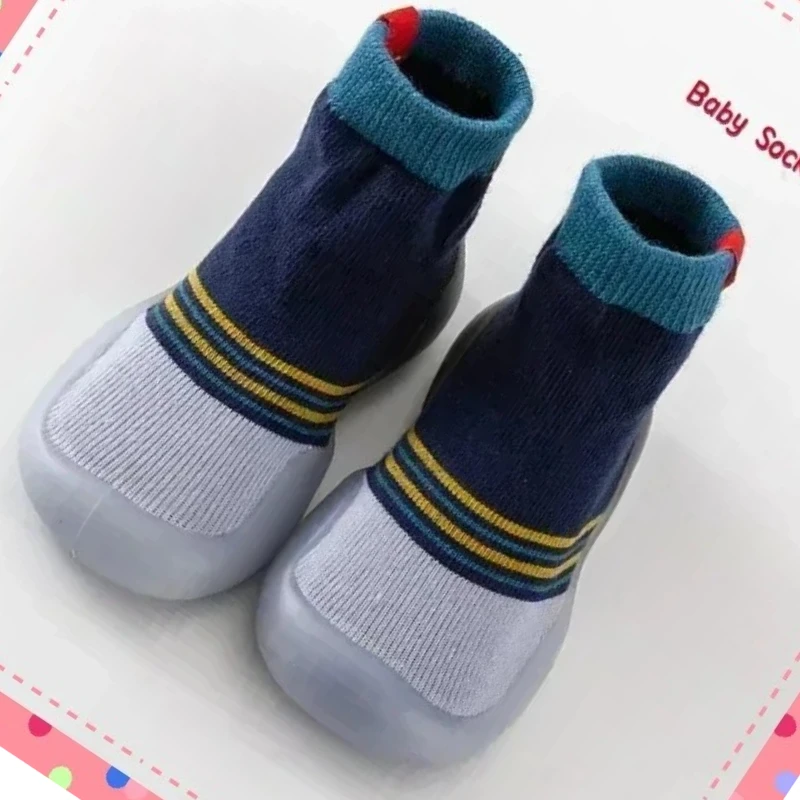 

Новая милая детская обувь, нескользящие детские носки на мягкой подошве, дышащая обувь, носки, весенние модные детские носки