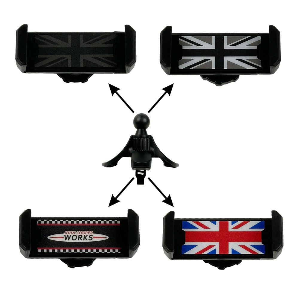 Car Air Vent Outlet Phone Holder For MINI Countryman Clubman R55 R56 R60 R61 R57 R58 R59 Car Styling Accessories