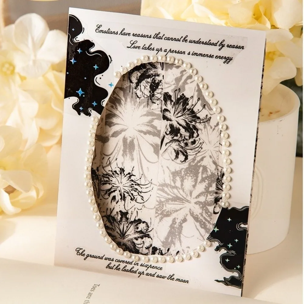 Decorative Adhesive Flowers Bloom Series Tape Masking Tapes Floral Patterns Floral Landscape Tape Foliage Patterns