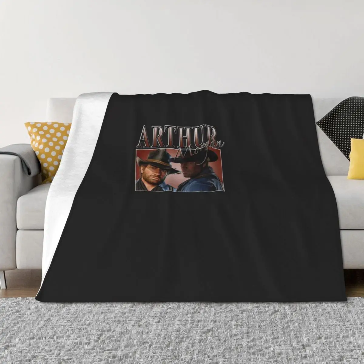 

Arthur Morgan Appreciation Throw Blanket Bed christmas gifts Blankets Sofas Of Decoration Retros Blankets
