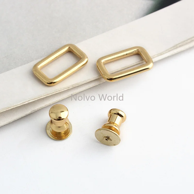 1/3Sets Stainless Steel Oval Shape Metal Clasp Turn Lock For Women Luggage Purse Handbag Shoulder Buckles Decoration Accessories