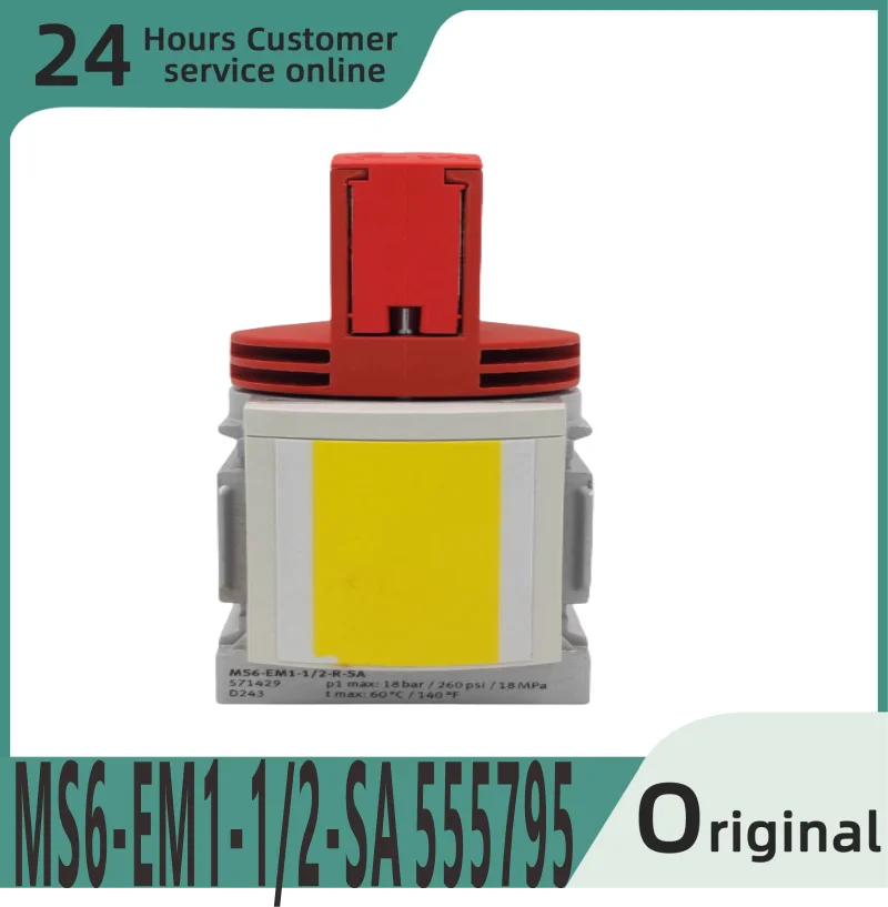 

Brand new original switch valve MS6-EM1-1/2-SA 555795 MS6-EM1-1/2-R-SA 571429