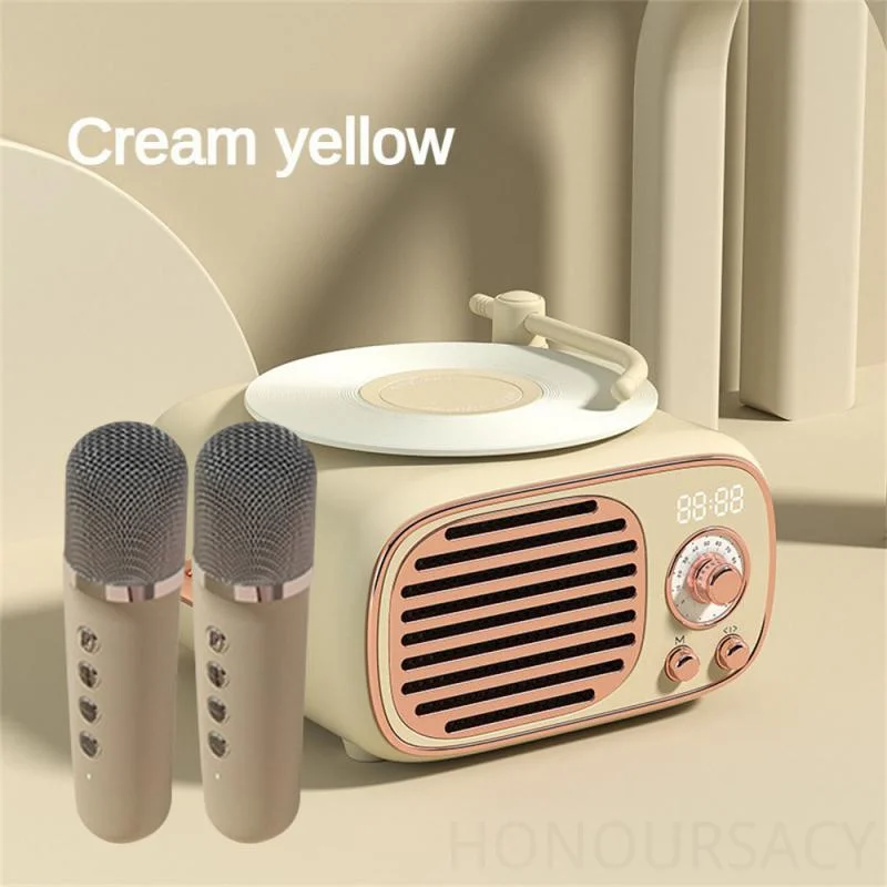 

Караоке-колонка Bluetooth: безопасная, практичная, с чистым звуком, длительным временем автономной работы, простая в использовании, со встроенным FM-радио, микрофонами и LED-подсветкой. Отличный подарок.