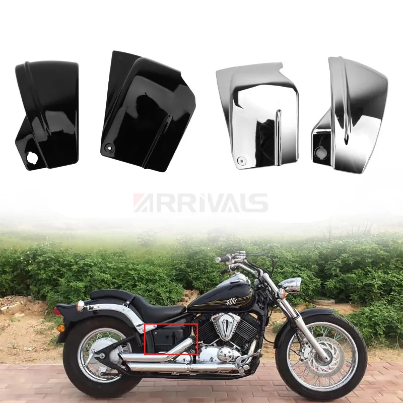 Motorcycle Battery Side Fairing Cover Protection Guard For Yamaha Dragstar V-Star XVS650 XVS 650 650A Vstar Drag Star Classic