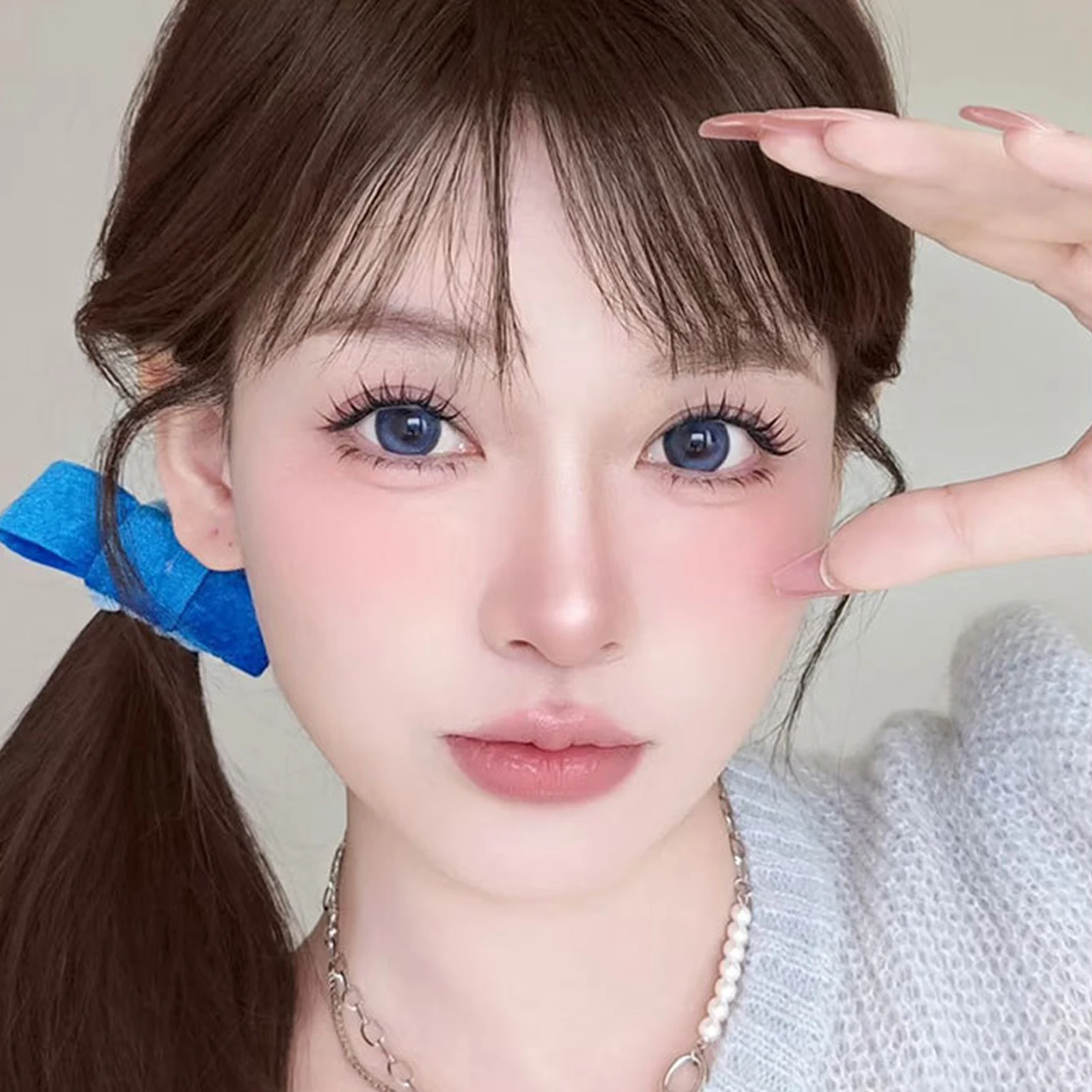 الرموش السفلية الطبيعية 5-7 مللي متر DIY بها بنفسك الفردية الرموش الصناعية الكورية ماكياج أسفل جلدة ماكياج رمش ماكياج أداة #2