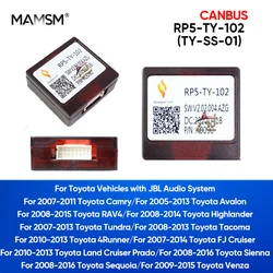 MAMSM Car Radio Canbus Box For Toyota Camry RAV4 Avalon Highlander Tundra Tacoma 4Runner FJ Cruiser Sienna Venza Decoder Adapter