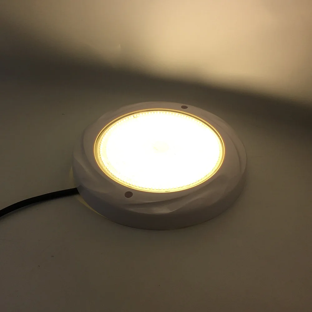 

12V Pool Light 18W 24W 30W 35W 42W RGB Underwater Lighting Resin Filled Surface Mount for Concrete Pool Warm White Cold White
