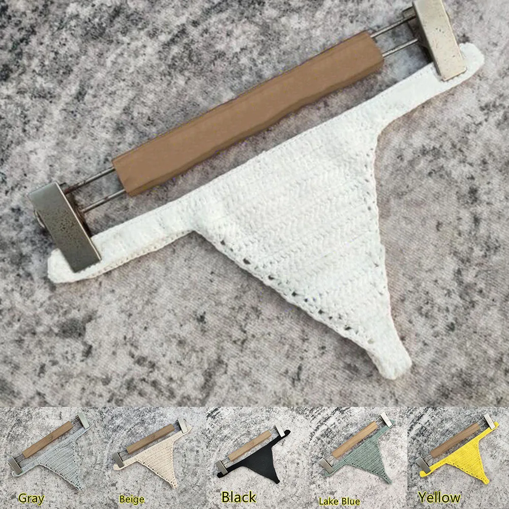 Pantalones de natación para mujer, Bikini de 22,6-34 pulgadas y 58-88cm, cómodos y seguros para el verano, pantalones cortos de ganchillo a mano