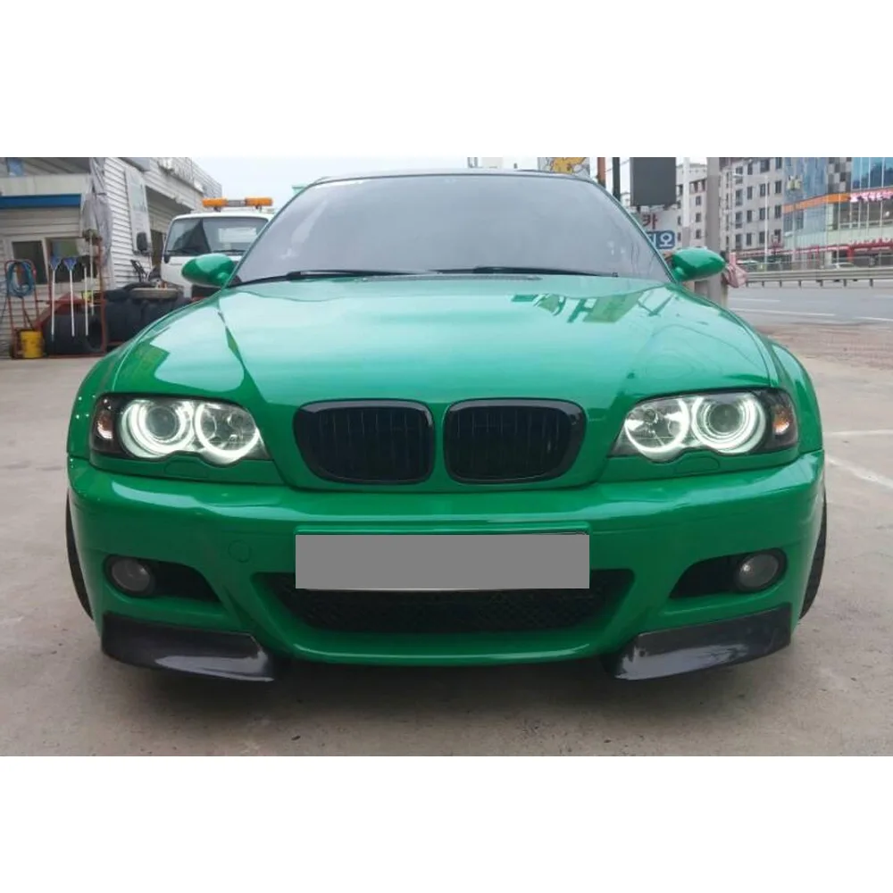 Real Carbon Fiber E46 M3 CSL Front Bumper Splitter Apron For BMW E46