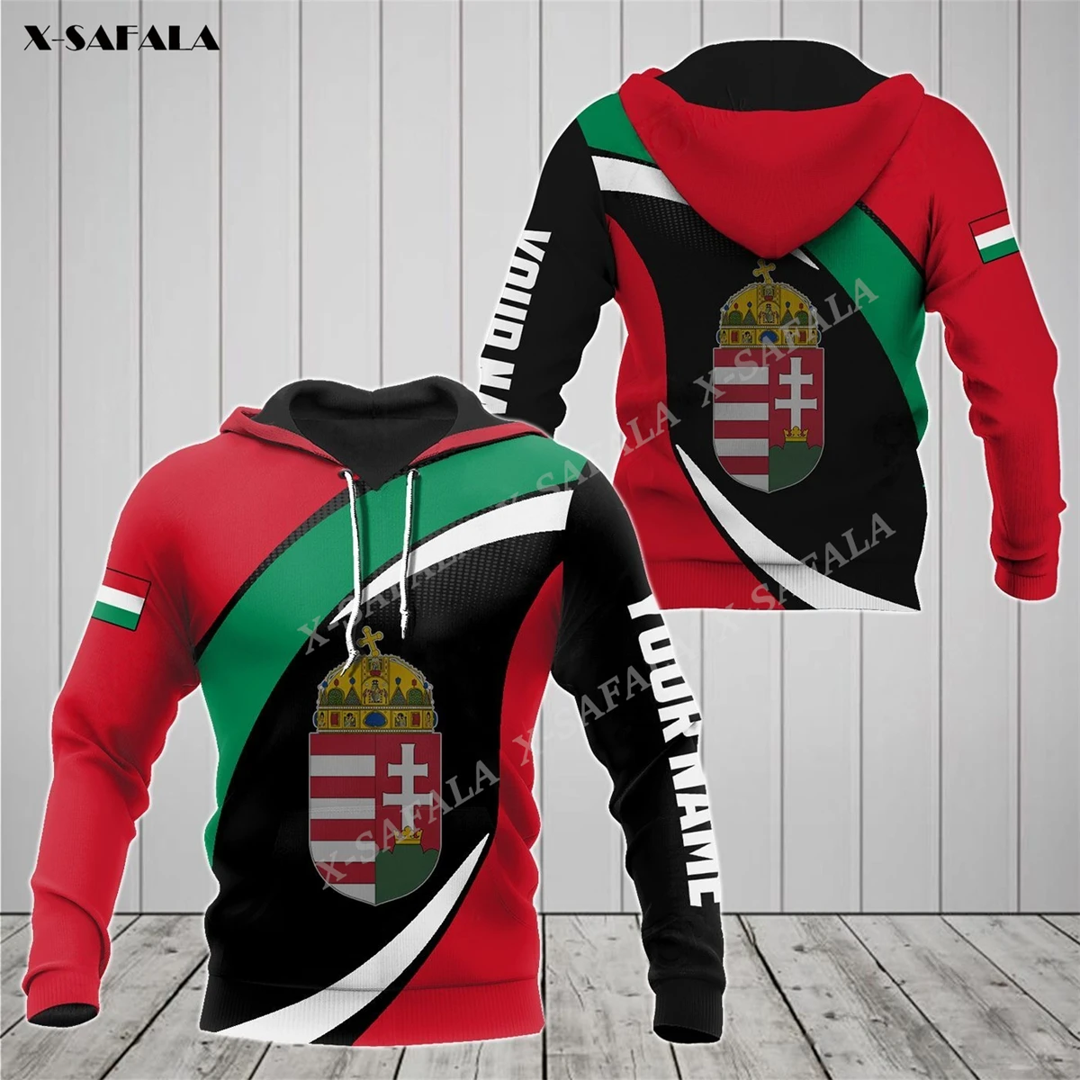 

Your Name COAT OF ARMS PROUD HUNGARY Flag 3D Print Zipper Hoodie Men Pullover Sweatshirt Hooded Jersey Tracksuits Outwear Coat