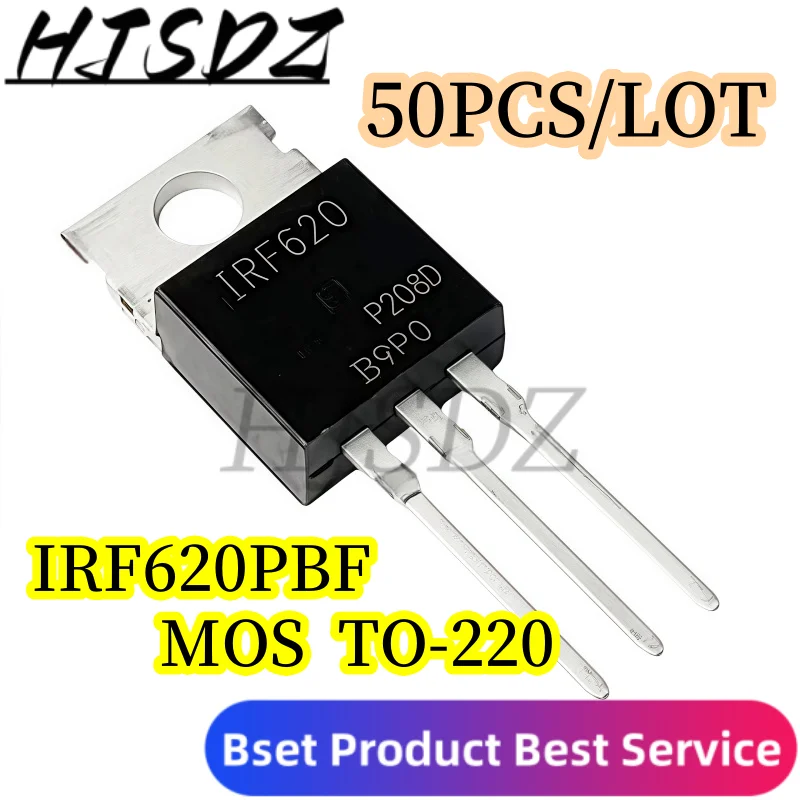 100% Quality【50-100PCS/LOT】 IRF620 TO-220 IRF620PBF TO220 IRF620N N-channel enhancement-mode power MOSFET