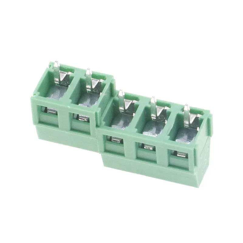 35pcs 300V10A Pitch 5.08mm KF127-2P 3Pin PCB Mount Screw green Terminal Block Connector Assorted kit