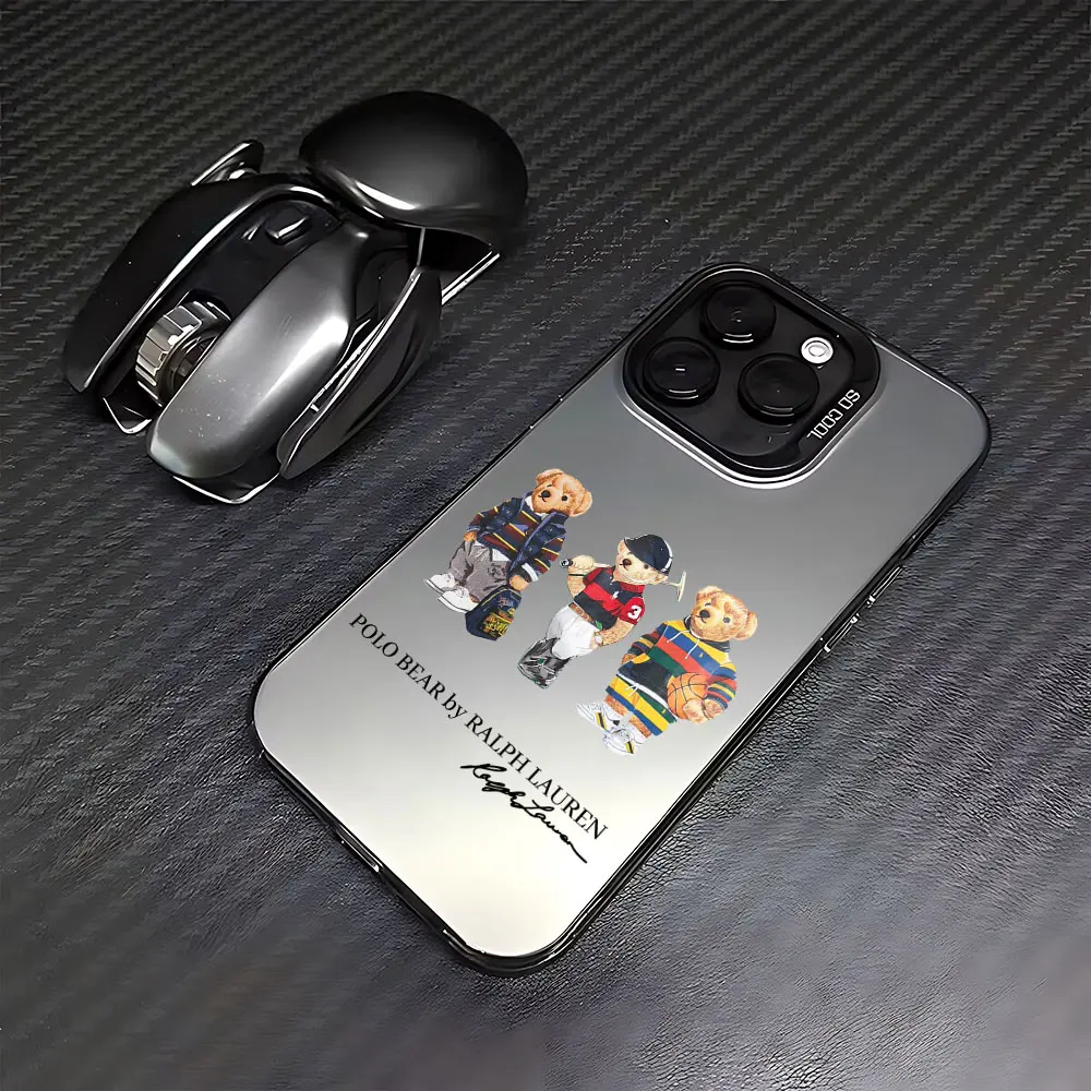 Fashion Bear Y2k Phone Case for Samsung Luxury Galaxy S25 S24 S23 S22 S21 FE Ultra Edge Plus 4G 5G A