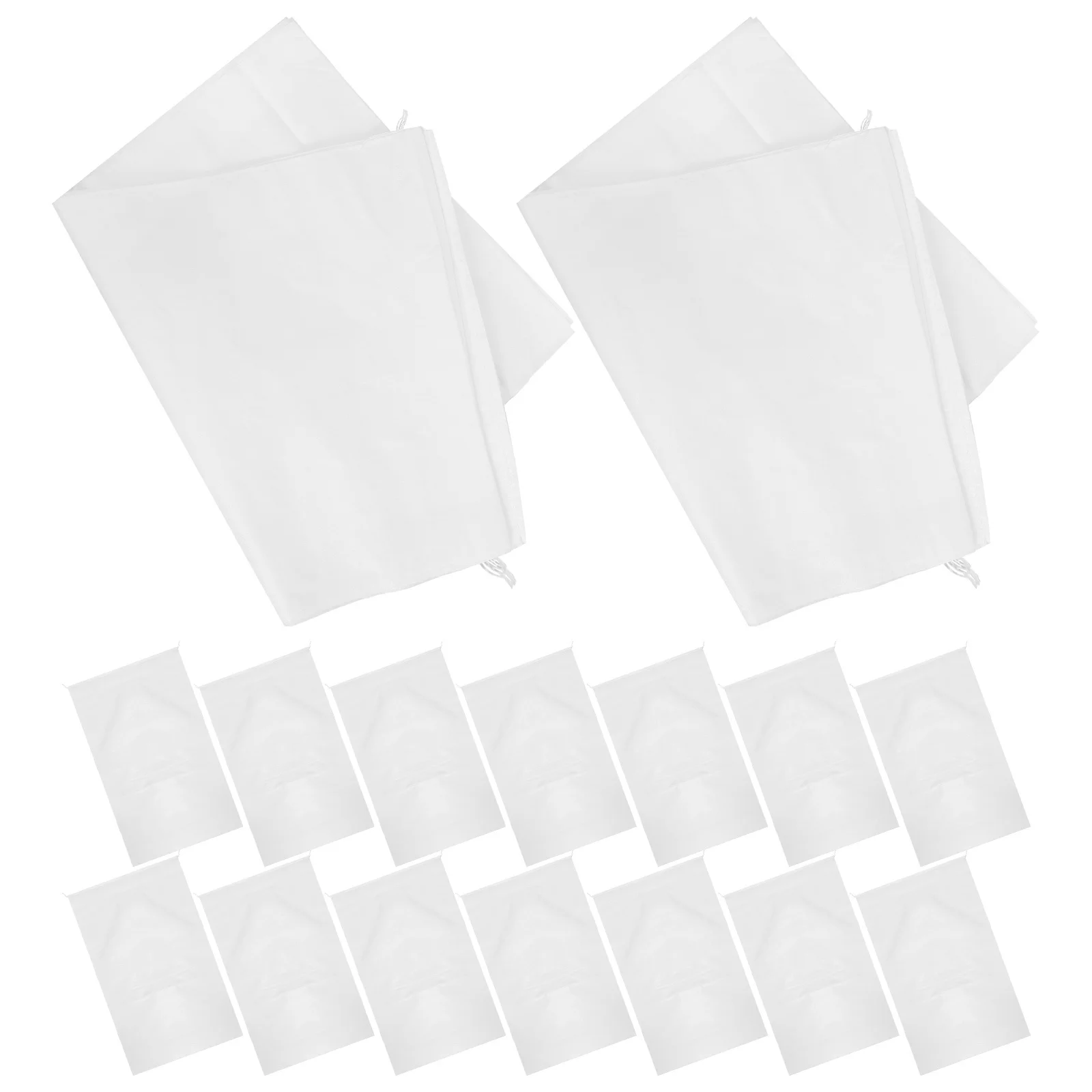 20 قطعة أكياس الرمل حماية الفيضانات الثقيلة المنسوجة أكياس الرمل الفارغة سعة كبيرة حاجز الفيضانات مقاوم للماء أكياس تخزين يندبروف