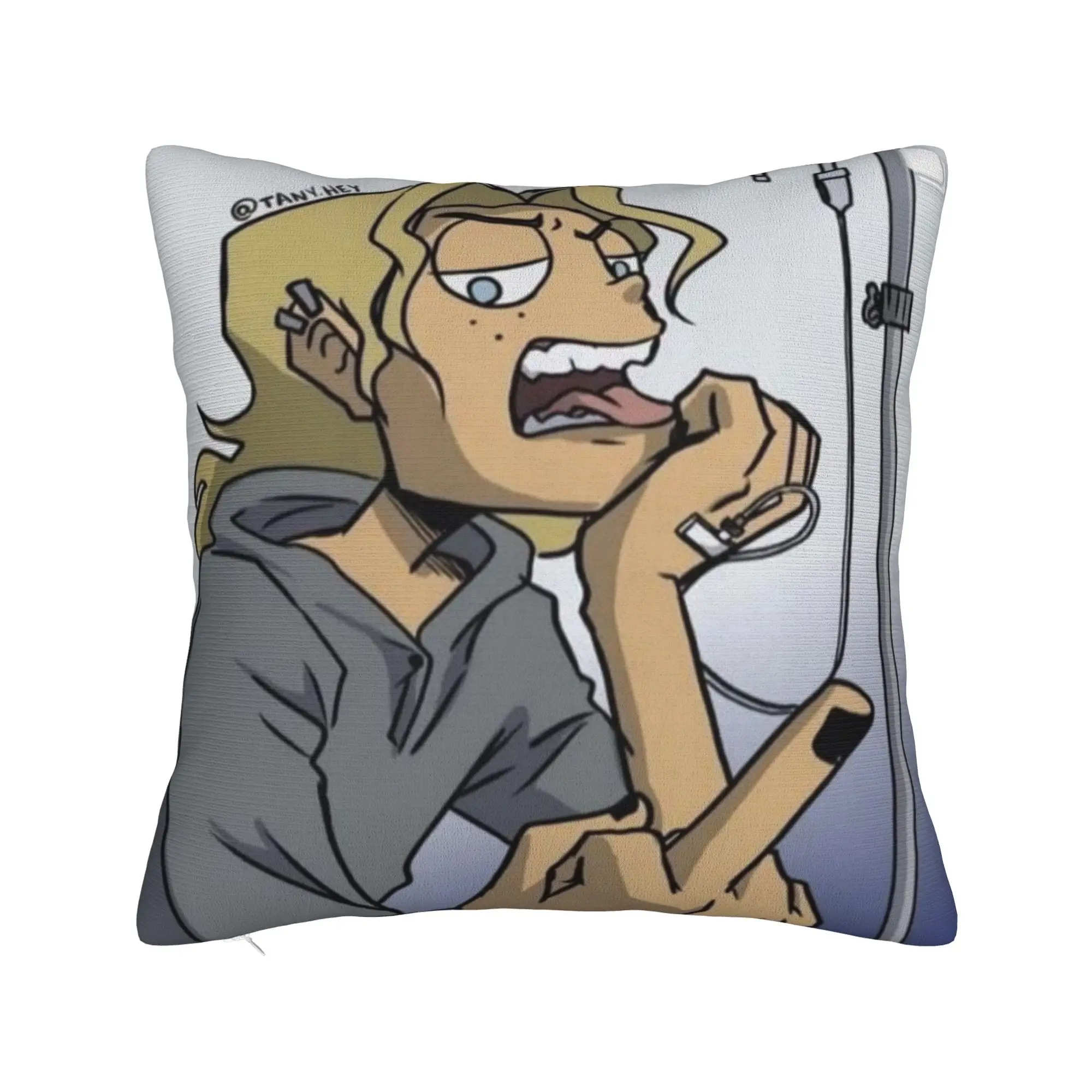 Metal Family Dee 2 Pillow Cover  Comfy Cushion Cover Novelty Pillow Case For Living Room Sofa