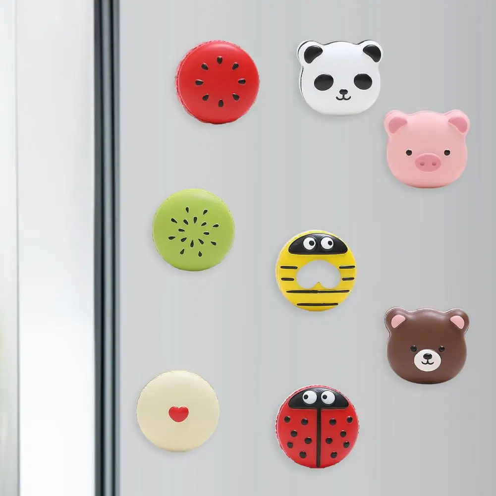 Magnetic Fridge Decor Kitchen Magnet Decor 3d Resin Refrigerator Magnet Set for Kitchen Decor Cute Cartoon Pig Panda for Home