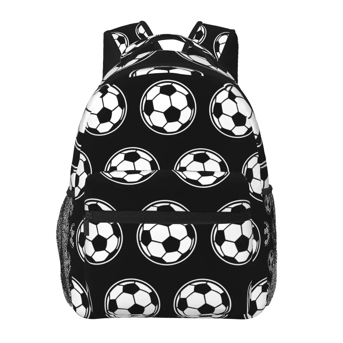 

Soccer Ball Football Icon Backpacks Boys Girls Bookbag Children School Bags Cartoon Laptop Rucksack Shoulder Bag Large Capacity