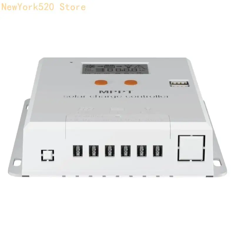 High Efficiency MPPT Solar Regulator Automatic 12V/24V Detection Temperature Compensation Upgrades for Industrial Use N84C