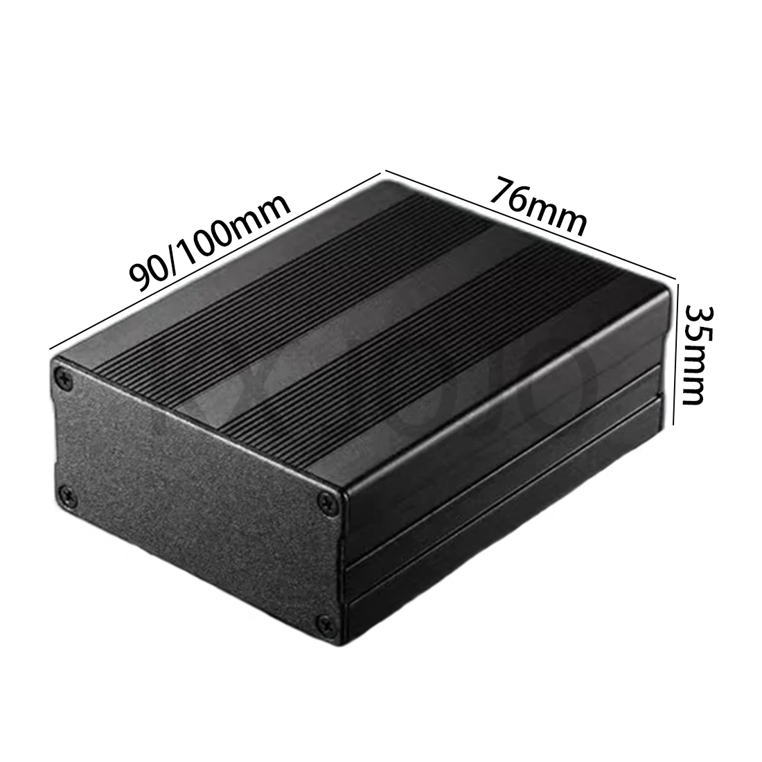 Aluminum Enclosure 76*35*90/100mm Split Case Black/Gold/Silver Electric Project Box Circuit Instrument Case DIY New Wholesale