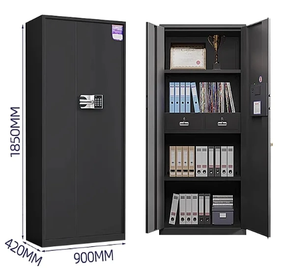 

Metal Storage Cabinet With Locking Doors Metal Cabinet With 4 Adjustable Shelves Tall Tool Storage Cabinet For Home