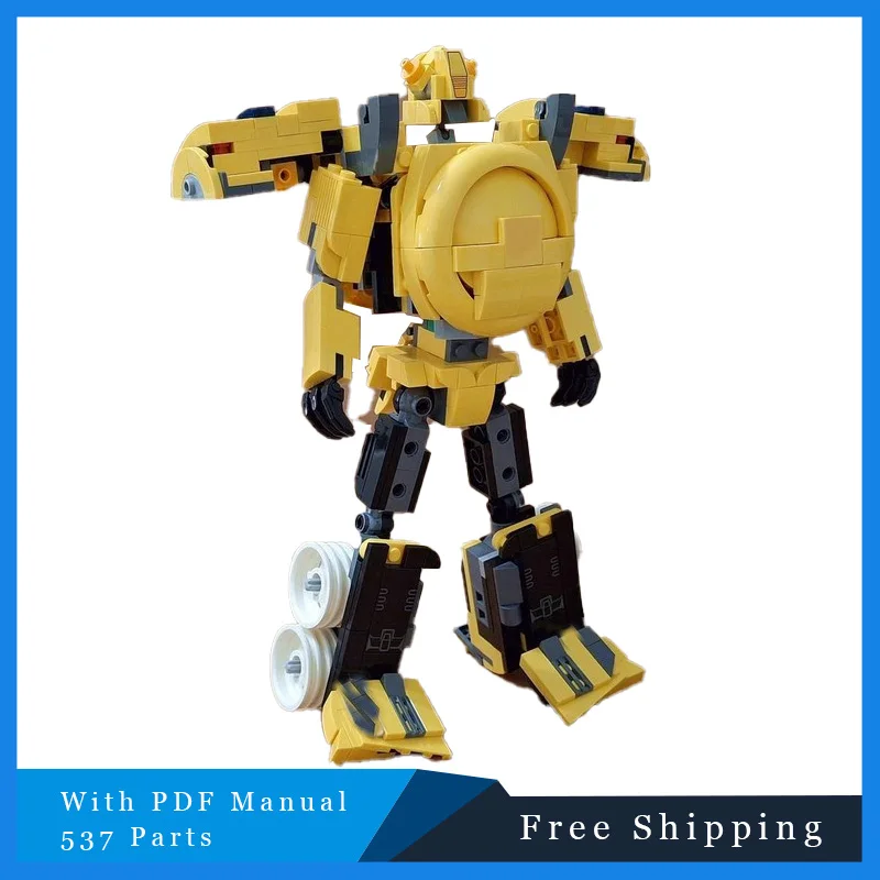 537 PCS MOC Creativo Deformazione Robot Modulare Building Block Modello Per Bambini Educativi STEM Giocattoli Set Per I Ragazzi Regali Di Natale