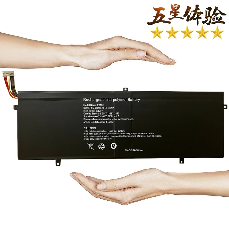 P313R 3282122-2S Laptop Battery for Jumper Ezbook 3 Pro X3 Trekstore Surfbook A13B PEAQ SLIM S130 W-3687265 3587265P