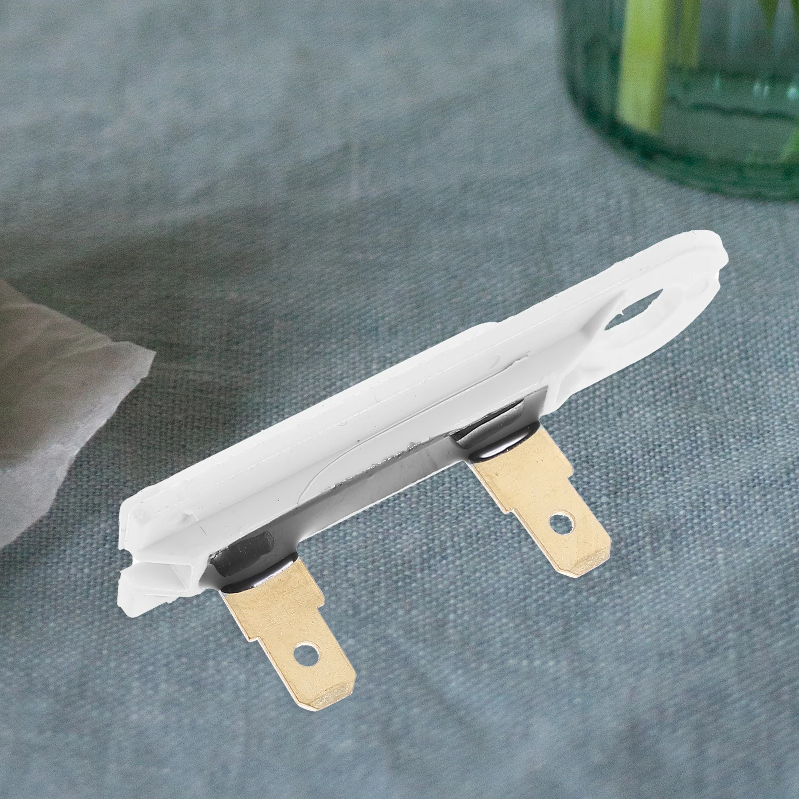 2Pcs Dryer Thermal Fuse Replacement Part Slim Long Design Temperature Control Appliance Fuse for Dryer Replacement