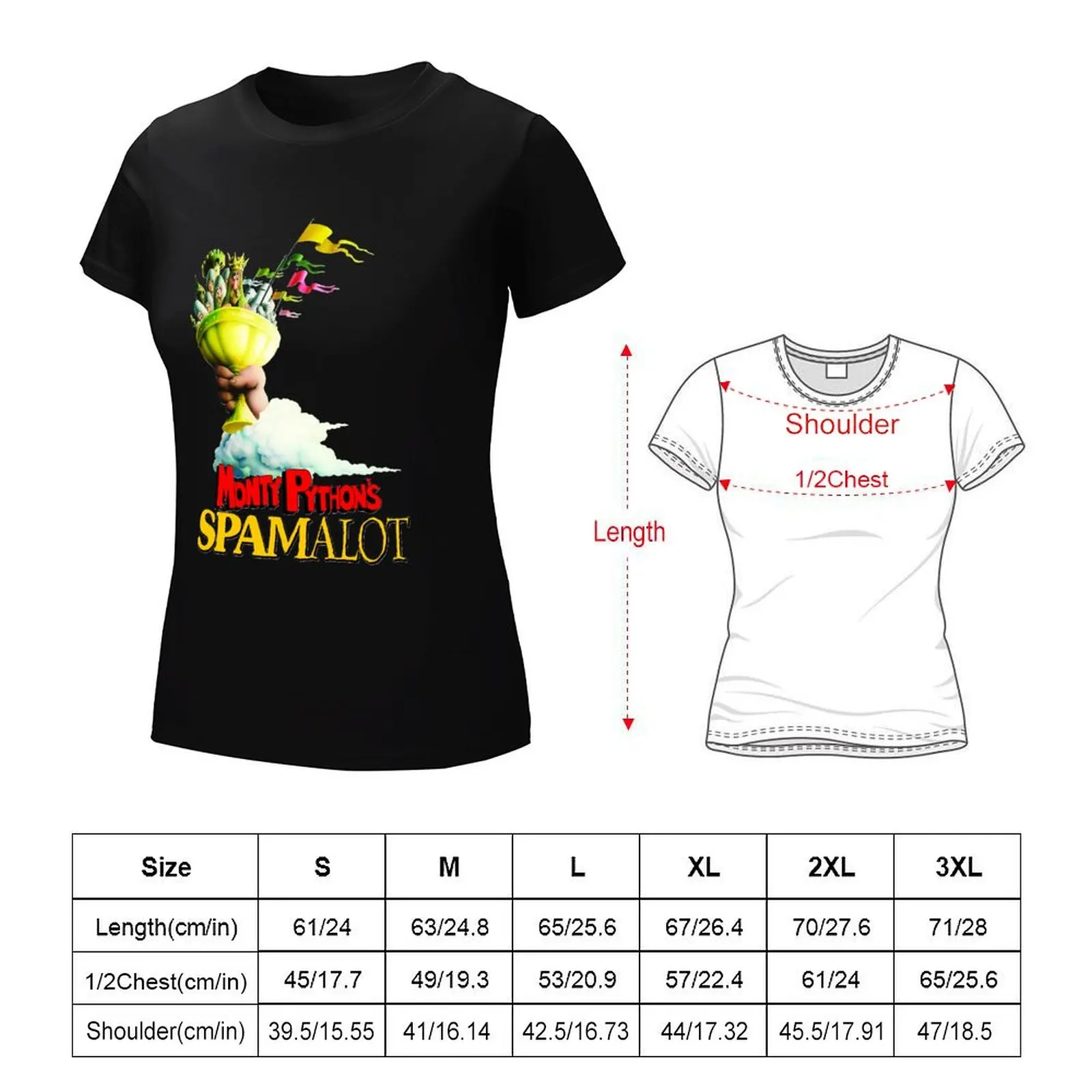 Mon Py ThreethonS Spamalot T-Shirt customs quick drying heavyweights Women's cotton t-shirt