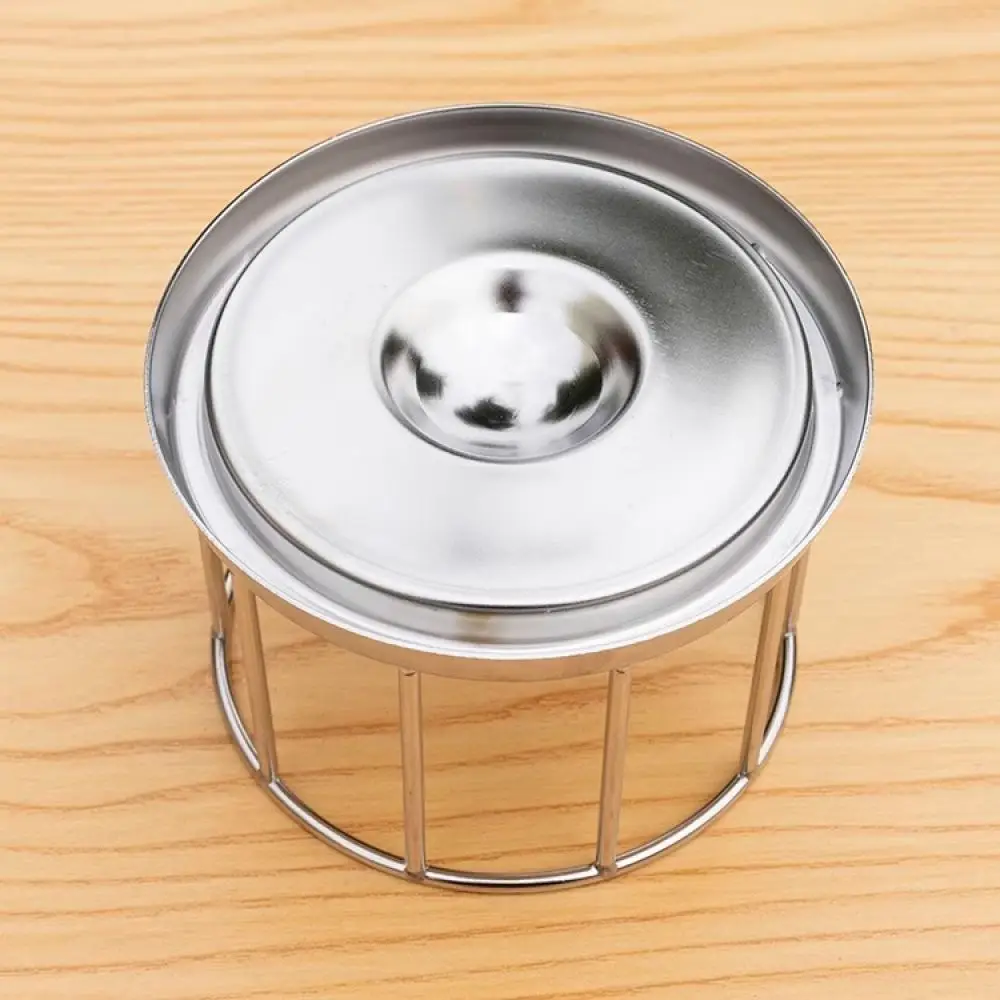 Stainless Steel Turtle Feeder Bowl Semi Aquatic Tortoise Automatic Water Dispenser Dish Feeding Tank Accessory
