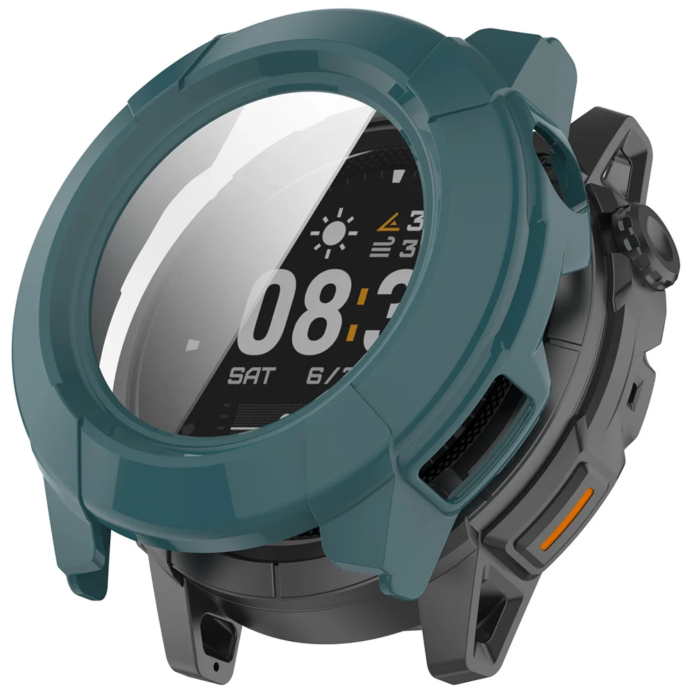 حافظة 2 في 1 لهاتف كوروس نوماد غطاء صلب للكمبيوتر الشخصي مع واقي شاشة من الزجاج المقسى ساعة تغطية واقية لساعة كوروس نوماد