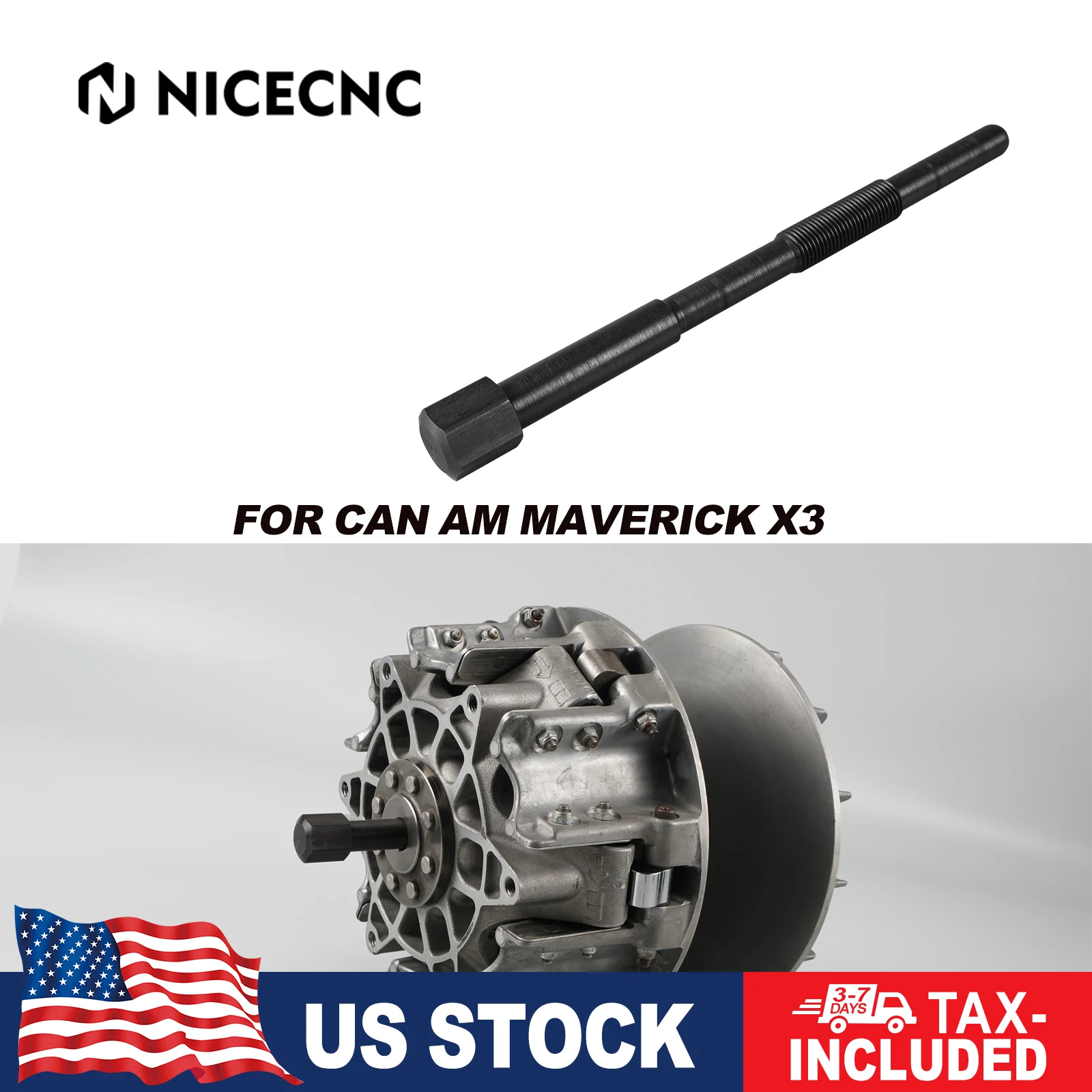 

Инструмент для удаления первичного съемника сцепления NICECNC M14x1,5 для Can Am Maverick X3 Trail Defender Commander, хромированная молибденовая легированная сталь