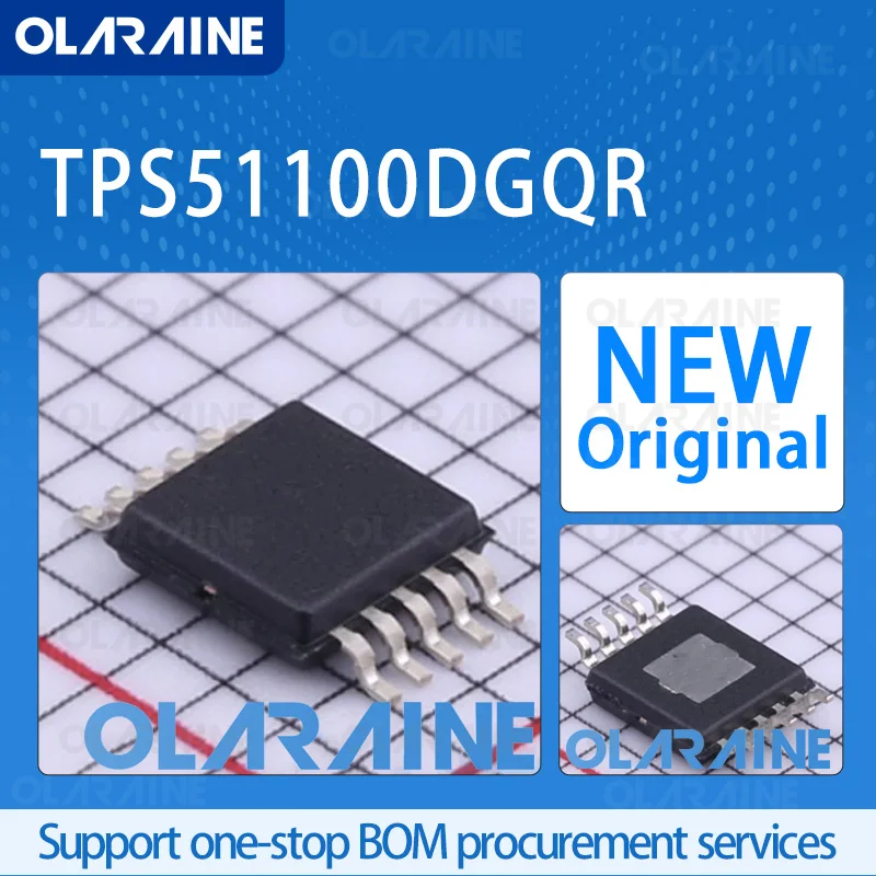 

5/10/100Pcs TPS51100DGQR MSOP-10 original 100% new IC chip Professional Power Management (PMIC) Output current 3 A