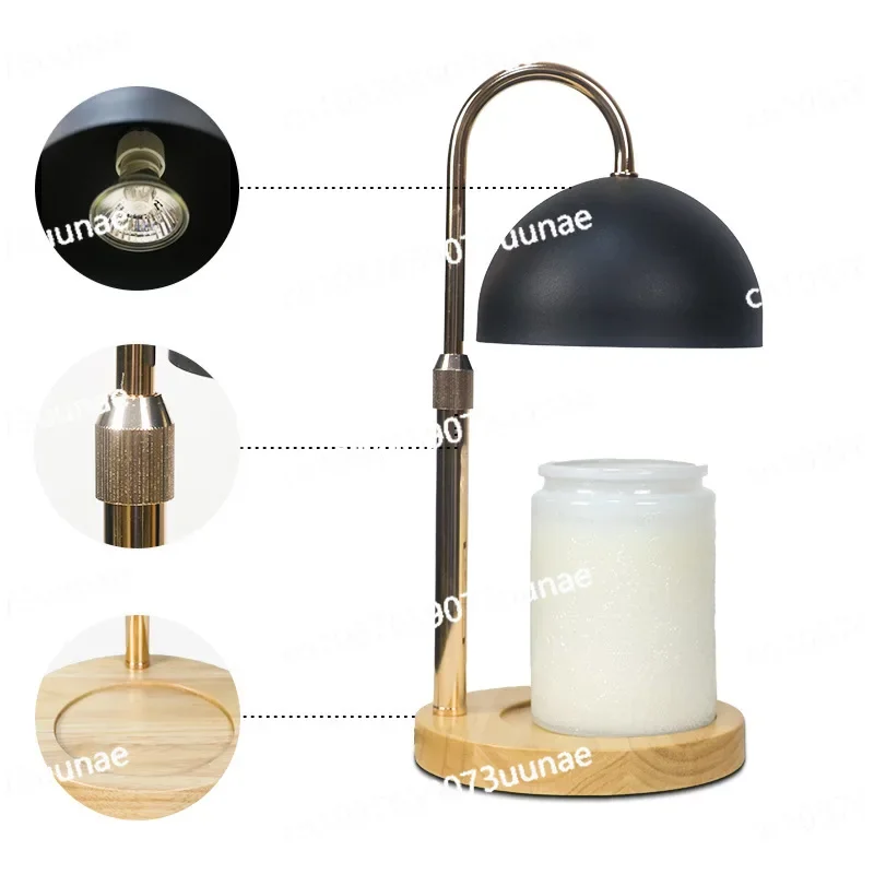 

Плавильная лампа в виде свечи, романтическая атмосфера, креативная настольная лампа высокого класса для ароматерапии, американская декоративная плавильная лампа для воска