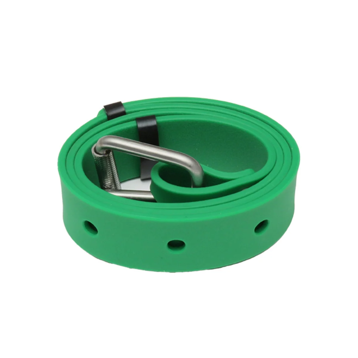 85cm-1. Silicone Diving Weight Belt Waist Weight Quick Release Buckle for Scuba Freediving Fishing-Green