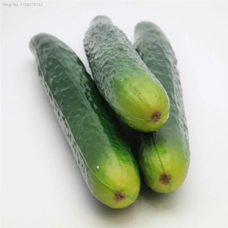 Simulation Bubble Long Cucumber Model Table Display Home Decorate Photography Props Plastic Vegetable Crafts 2 Pcs/lot