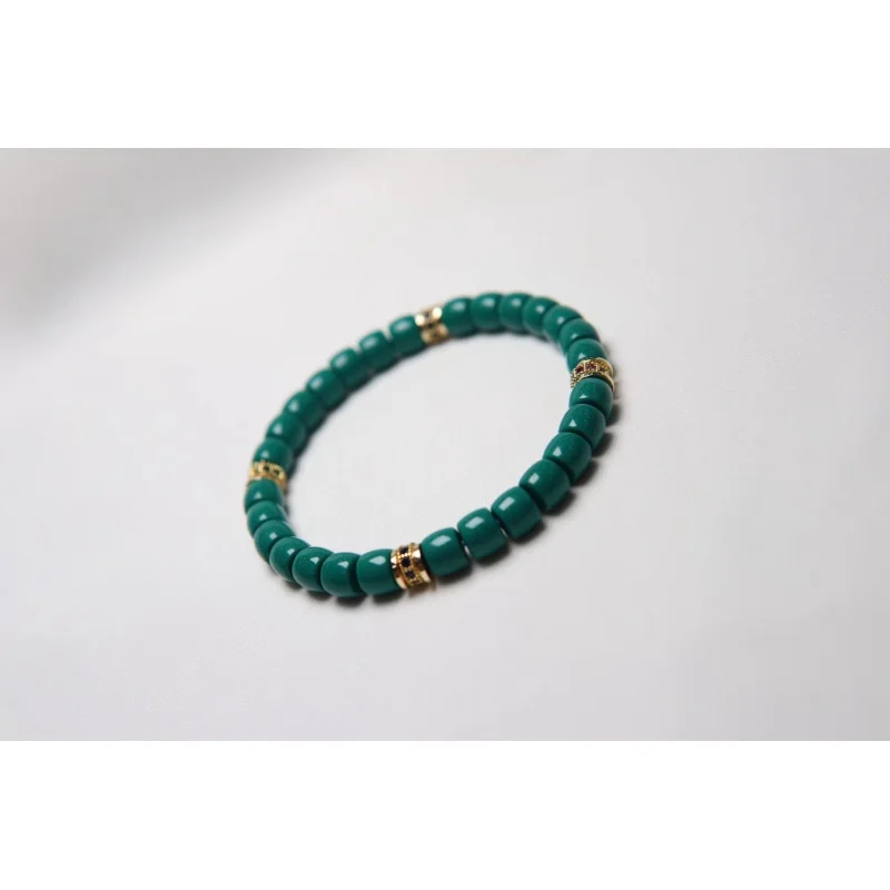 سوار فيروزي مقاس 6.5X5.5 الوزن 14.6 جرام مادة زاوية يا قطع مستقيمة