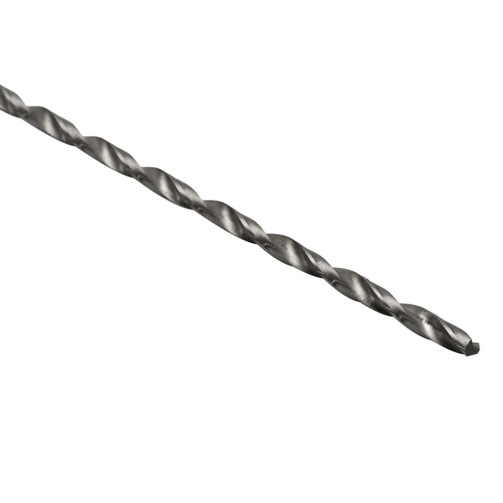 Elegante punta da trapano lucida punta da trapano metrica s accessori plastica alluminio lunghezza 160mm argento gambo dritto