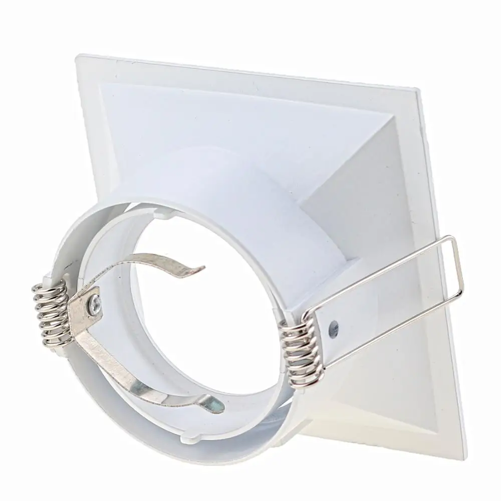 Recessed Down Lights GU10 MR16 Lamp Fixtures Trim Rings MR16 Fitting LED Ceiling Spot Light Frame Led Ceiling Light Fixtures